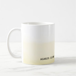 Mug Ombre jaune brillant côté