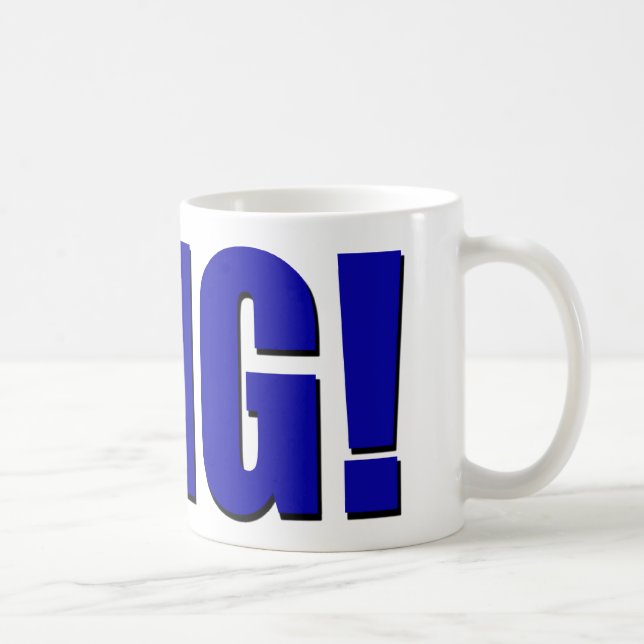 Mug OMG ! bleu (Droite)