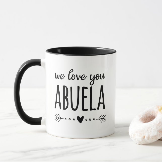 Mug On aime Abuela (Avec donut)