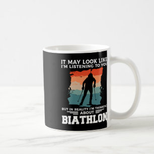 Mug On dirait que je vous écoute Biathlon Bia