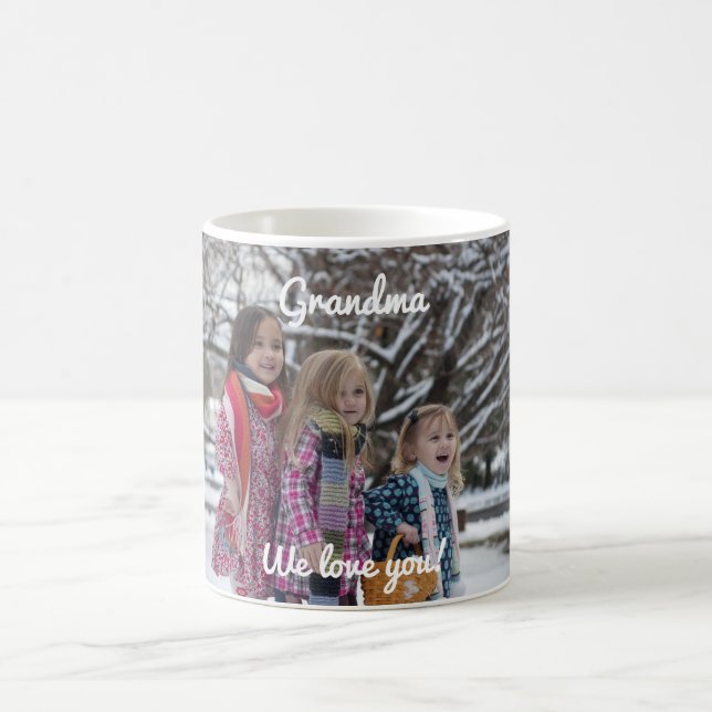 Mug ON LOVE YOU ! Photo personnalisée, 325 ml (Centre)