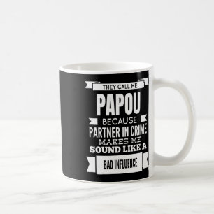 Mug On M'Appelle Papou Grèce Grandpa