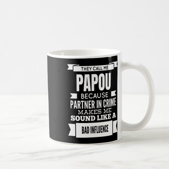 Mug On M'Appelle Papou Grèce Grandpa (Droite)
