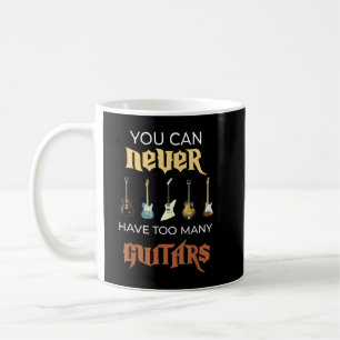 Mug On n'a jamais trop de guitares Guitare drôle