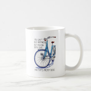 Mug On ne peut pas acheter le bonheur, vélo bleu