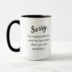 Mug On ne peut pas être tenu responsable