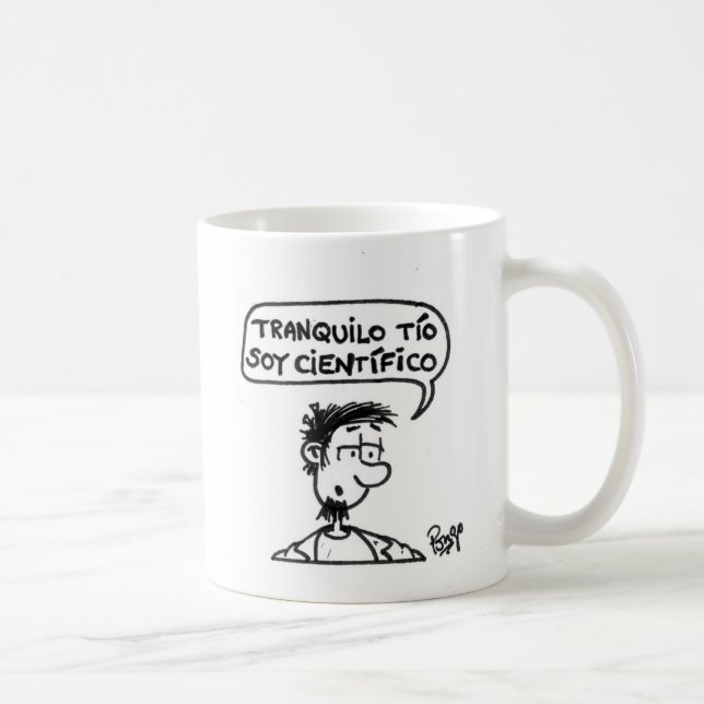 Mug Oncle tranquille, je suis scientifique (Droite)
