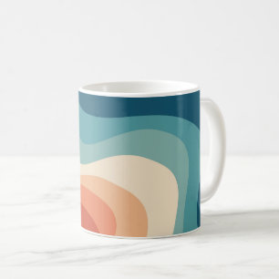 Mug Ondes de style rétro