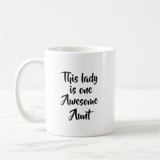 Mug One Awesome Aunt Funny