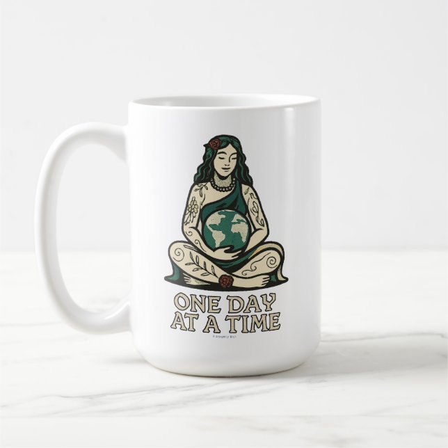 Mug One Day At A Time (Gaia) -  (Gauche)