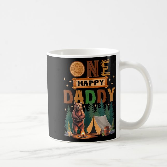 Mug One Happy Daddy Camper 1st Birthday Camng Bear  (Droite)
