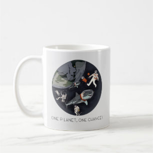 Mug One Planet One Chance - Jour des terres (Texture d