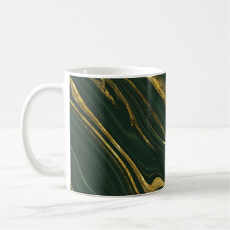 Mug Onyx Vert Luxueux : Marbre D'Or.
