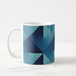 Mug Op Art Rhombus : élégant