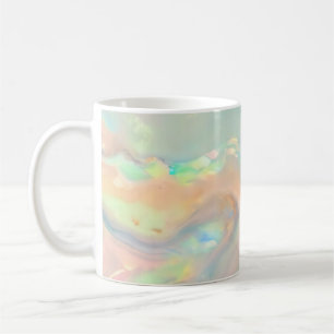 Mug Opale holographique fausse colorée tendance