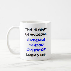 Mug opérateur de capteur aéroporté, génial