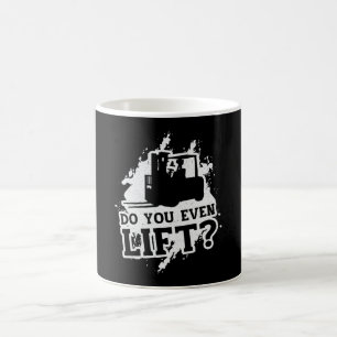 Mug Opérateur de chariot élévateur Vous Même Soulevez 