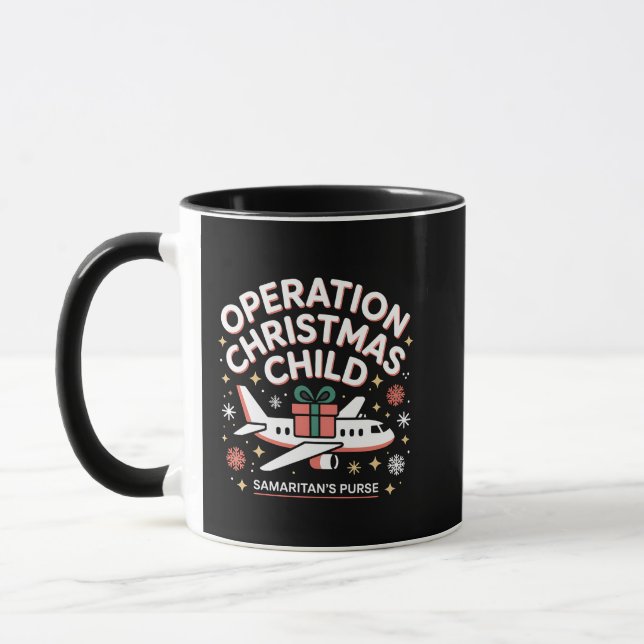 Mug Opération Porte-monnaie de Noël pour enfants samar (Gauche)