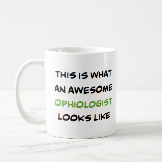 Mug ophiologiste, génial (Gauche)