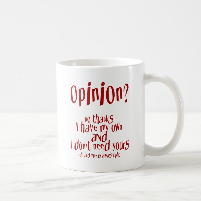 Mug Opinion (Droite)