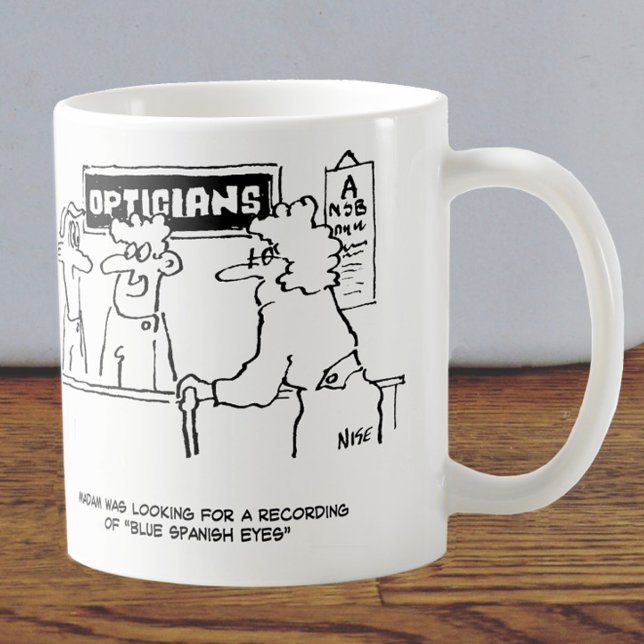Mug Opticien est demandé pour "Spanish Eyes" (Créateur téléchargé)