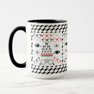 Mug Optique Ophtalmologiste Opticien Motif