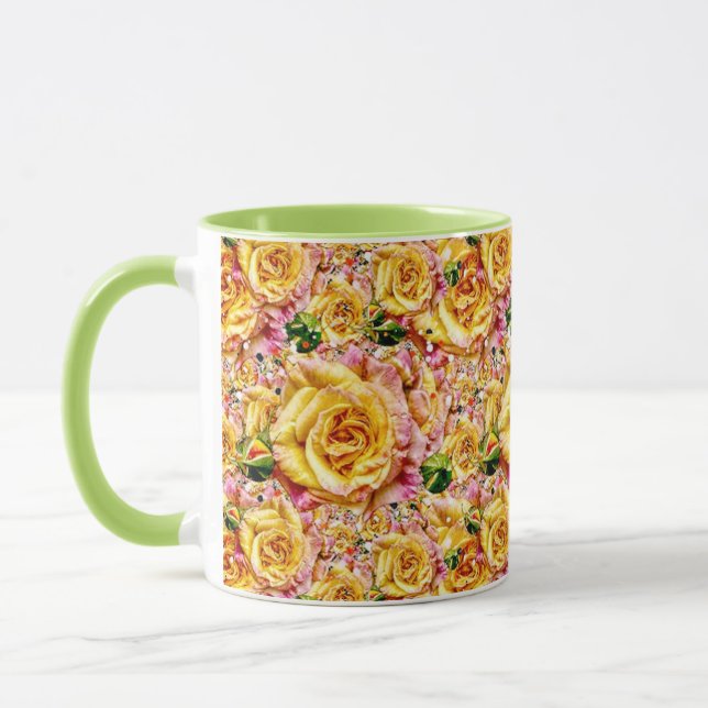 Mug Opulence Rose Dorée Groovy : (Gauche)