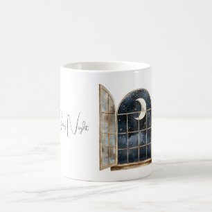 Mug Or Bleu Étoiles Argent