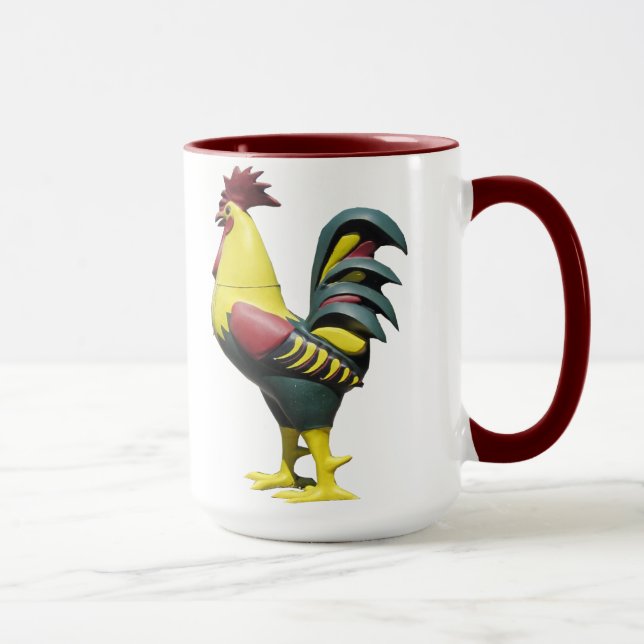 Mug or Cup Rooster Design (Right)