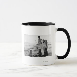 Mug Or de lavage de mineur en photographie de l'Alaska