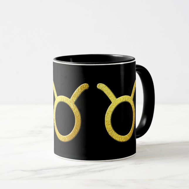 Mug Or de Taurus (Devant droit)