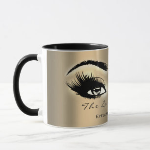 Mug Or d'EyesSepia de studio de maquillage d'extension