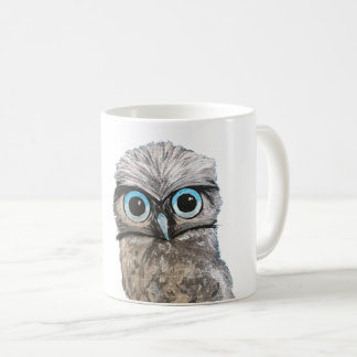Mug Or et décor creusant argenté de hibou