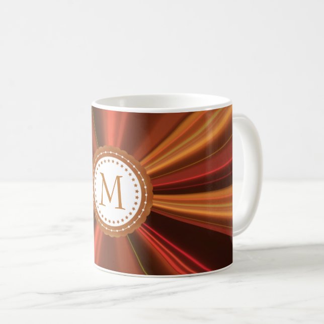 Mug Or Et Fractage Rouge (Devant droit)
