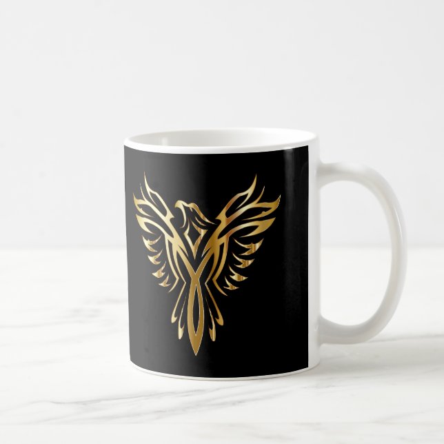 Mug Or frais personnalisé Phoenix (Droite)