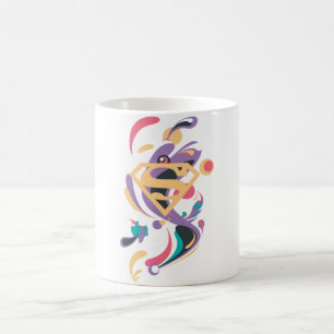 Mug Orange d'éclaboussure de couleur