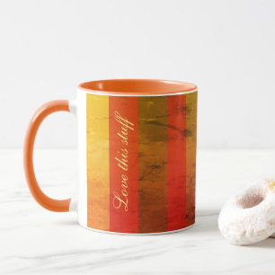 Mug Orange et or
