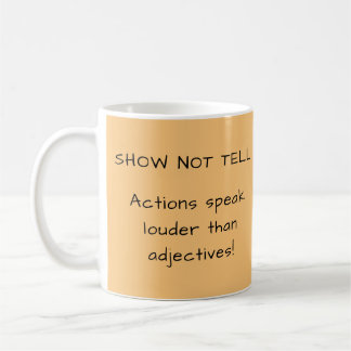 Mug Orange Funny Conseil de l'écrivain auteur auteur c