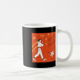 Mug Orange Punk Rock Art numérique expressif Illustrat