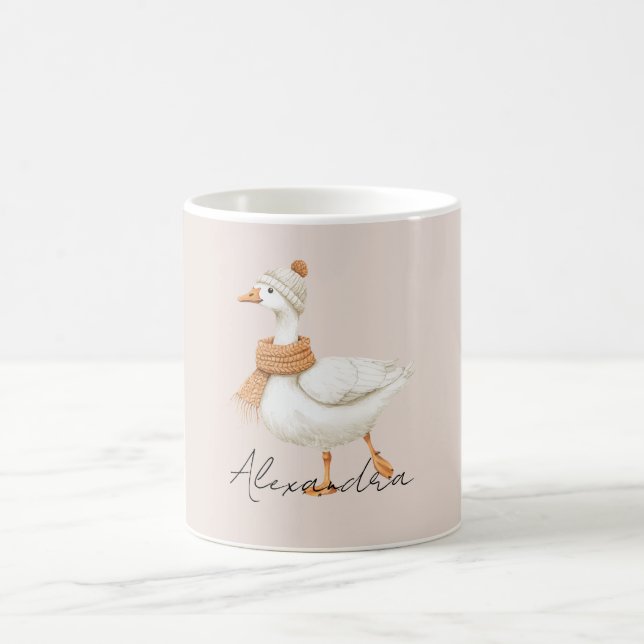 Mug Orange Scarf Duck (Centre)