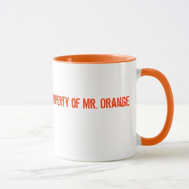 Mug Orange vous heureux (Droite)