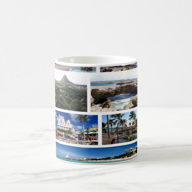 Mug Oranjestad - I Love - Aruba - (Centre)
