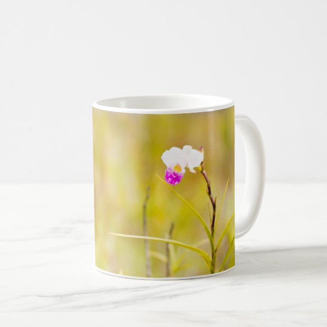 Mug Orchidée sauvage tropicale Hawaii - Volcans Nat'l  (Devant droit)