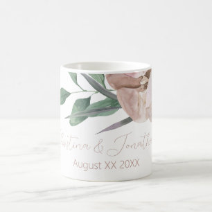 Mug Orchidées romantiques aquarelles