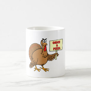 Mug Ordre drôle par thanksgiving Turquie de pizza