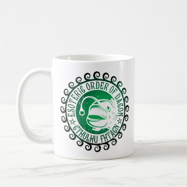 Mug Ordre ésotérique de Dagon Innsmouth Lovecraft (Gauche)