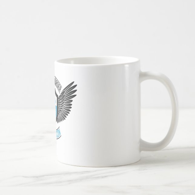 Mug Ordre fraternel du faucon bleu, faucon bleu (Droite)