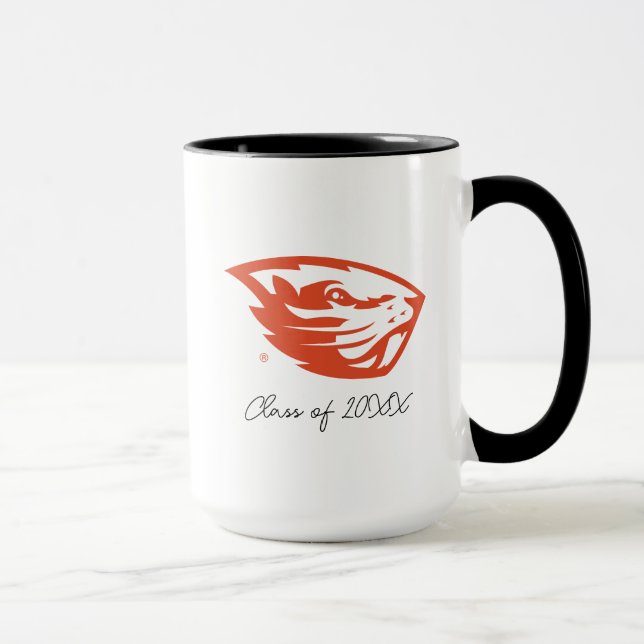 Mug Oregon State Beavers | Tête de castor (Droite)