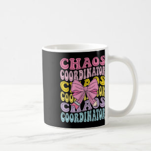 Mug Organisatrice de chaos Maman Enseignante Rentrée d
