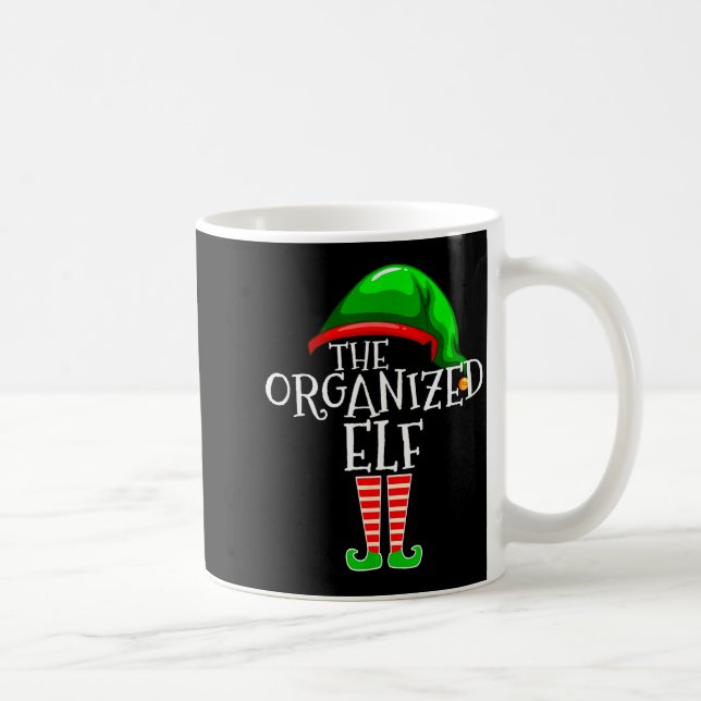 Mug Organized Elf Group Matching Family Christmas  (Droite)